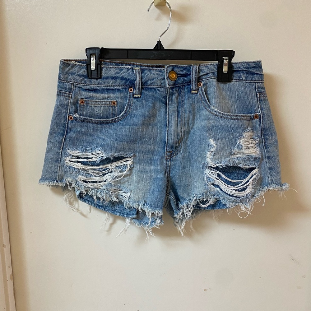 American Eagle Distressed Denim Women Shorts
